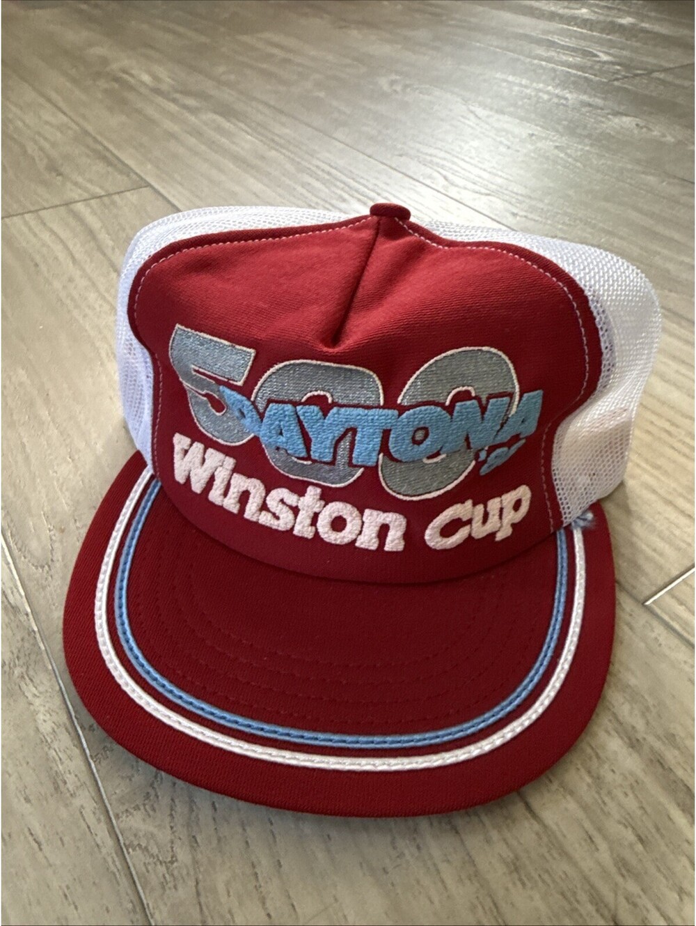 1987 DAYTONA 500 Winston Cup Snap Back Truckers Cap/Hat Made in the USA Vintage